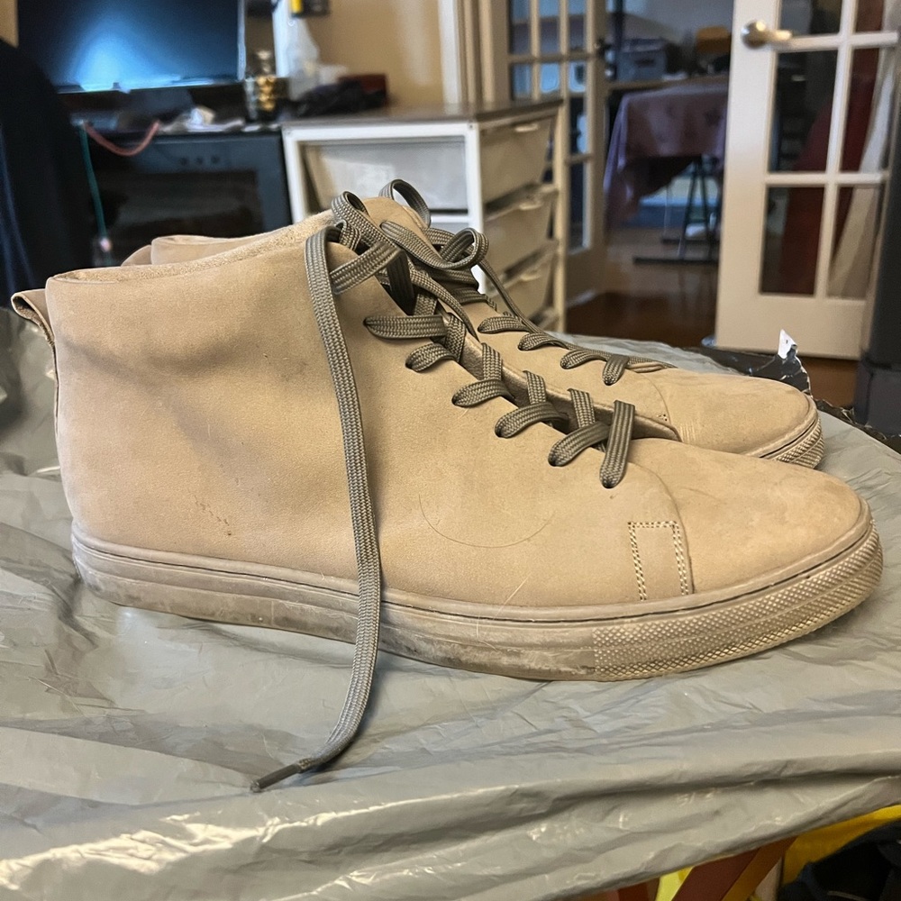 Kenneth Cole Men's Taupe High-Top Sneakers